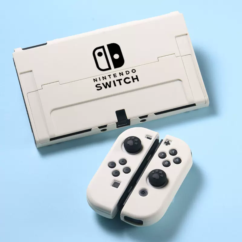 红印任天堂switch保护套硬壳分离式joy手柄tpu硅胶油软壳老款ns日