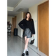 Zhang Axing 2023 autumn and winter new style shiny and versatile lazy V-neck twist knitted sweater