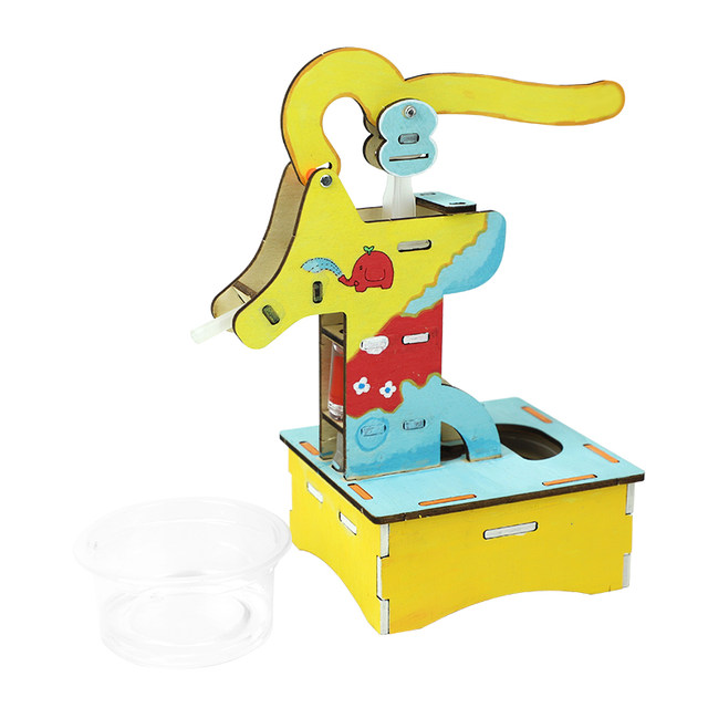 DIY pressurized water well toy technology production small invention primary school students scientific handicraft physics knowledge experimental material package
