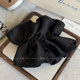 Zhao Lusi same black large intestine hair ring for women tied with ponytail hair rope tied with hair tied with hair floral high-end beautiful hair rope accessories
