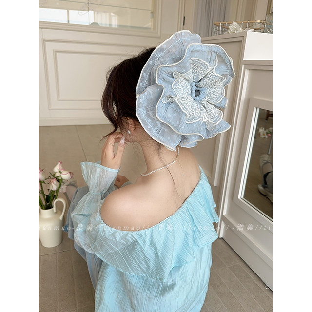 Ballet style high-quality hair ring clip for women detachable high-end 2025 new style back head shark clip