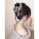 Full back of head cloud mesh clip for women 2025 new high-end hairdo shark clip large high-end hair accessories