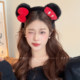 Cute and funny cat headband for women 2025 new face wash non-slip headband showing face small hair clips high-value hair accessories