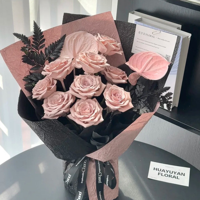 
Stone-grained paper thick texture thickened wrinkle texture paper bouquet wrapping paper flower shop flower art handmade DIY wrapping material