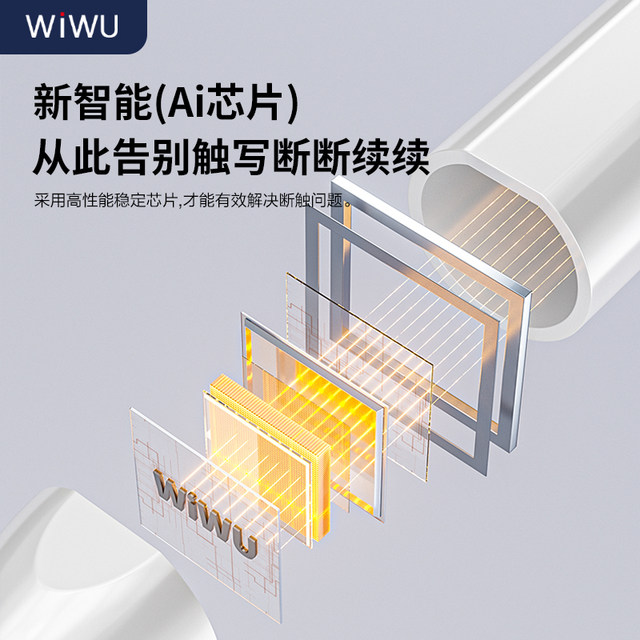 WiWU capacitance pen is suitable for applepencil first and second generation iPad Pencil9 stylus air67 touch screen pro345 stylus 10ipencil11apple pencil