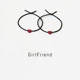 Love love couple, little rubber band, send boyfriend bracelet, send rope net red 2022 new top head head head rope female hair circles