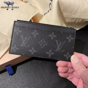 Louis Vuitton LV Side-Up Card Holder Monogram and Monogram Reverse coated  canvas M81462