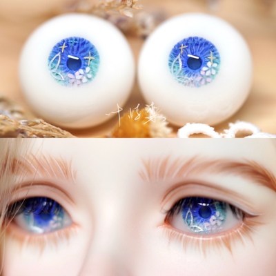 taobao agent B02 Summer Night Butterfly Hand -painted BJD Eye Drop Resin Eye Development 2 Plashes of Free Shipping Ye Yusen in some areas
