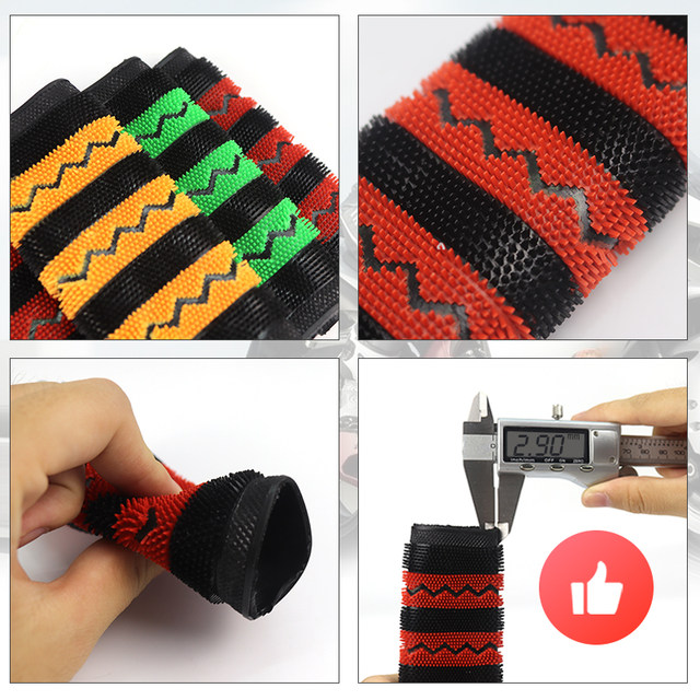 Motorcycle electric rider handlebar cover anti-slip anti-sweat soft rubber cover battery bicycle brake cover modification accessories