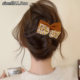 Autumn and winter flower duckbill hair clip women's 2025 new high-end hair grab clip back of the head one-word clip headwear