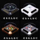 Electric solar powered rotating display stand with light, turntable base, mobile phone model, automatic jewelry
