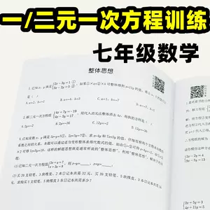 一元一次方程应用题 新人首单立减十元 22年9月 淘宝海外