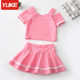 Children's swimsuits girls split 2025 new summer princess skirt style medium and large children's swimsuits children's cute swimsuits