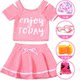 Children's swimsuits girls split 2025 new summer princess skirt style medium and large children's swimsuits children's cute swimsuits