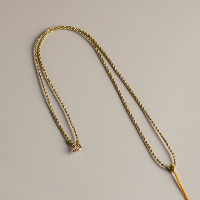 Rope pendant lanyard braided necklace rope braided rope jade pendant lanyard gold pendant woven rope special rope