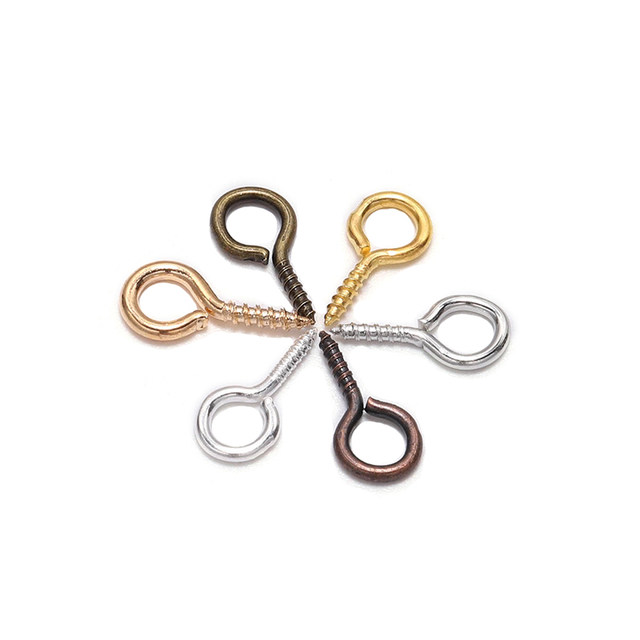 Sheep eye nails, horn nails, hand-made dolls, 9-character hooks, pendants, pins, hanging rings, diy jewelry accessories