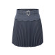 MOISSAC Mossac French age-reducing commuter college style pleated skirt A-line short skirt for women