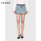 FRAME Ladies College Style Old Short Skirt Denim Skirt Pleated Skirt Spring and Summer