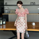 French light luxury sexy tube top collar dress, niche heavy worker sequin stitching high -end sensing temperament bag hip skirt