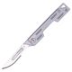Stainless steel utility knife folding keychain pocket knife quick-detachable surgical pocket outdoor EDC paper knife mini portable