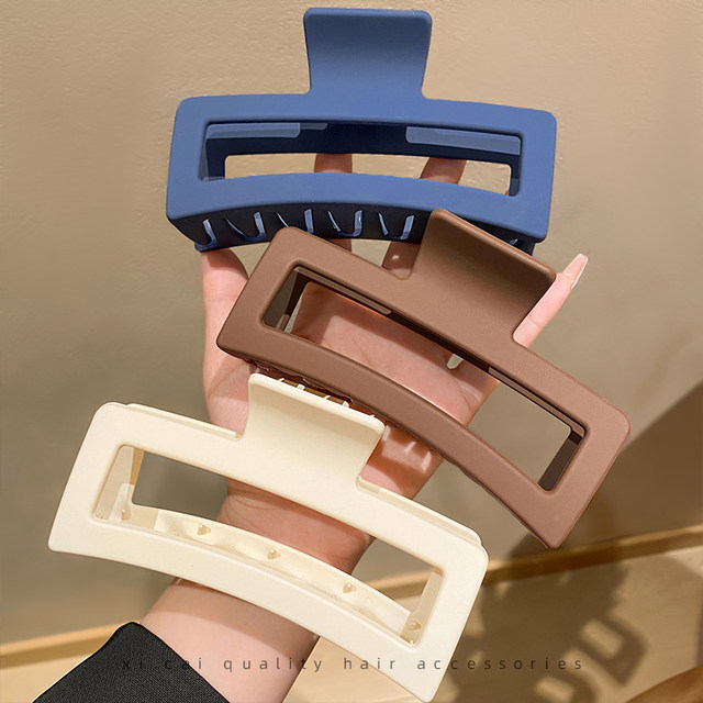 13cm large-size hair volume large shark clip high-end feel hair grab new style head back hair clip headdress hair card for women