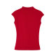 pusumede black half-high neck small flying sleeve T-shirt for women short-sleeved slim look slim temperament inner knitted top