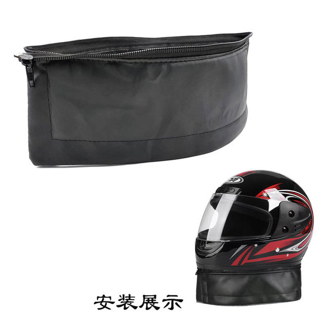 Electric motorcycle helmet detachable warm neck scarf accessories winter universal full helmet half helmet men and women windproof neck scarf