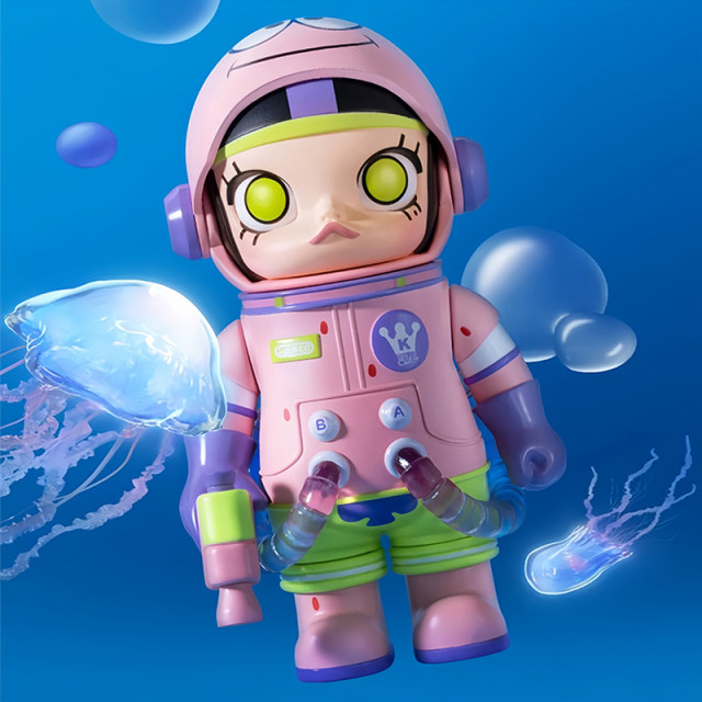 POPMART MOLLY 100% figure trendy anniversary blind box 2nd generation MEGA collection first generation ornaments