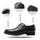 Pierre Cardin Men's Shoes Autumn Business Formal Leather Shoes Men's Genuine Leather Men's Cowhide Shoes Men's Office Derby Shoes Men's