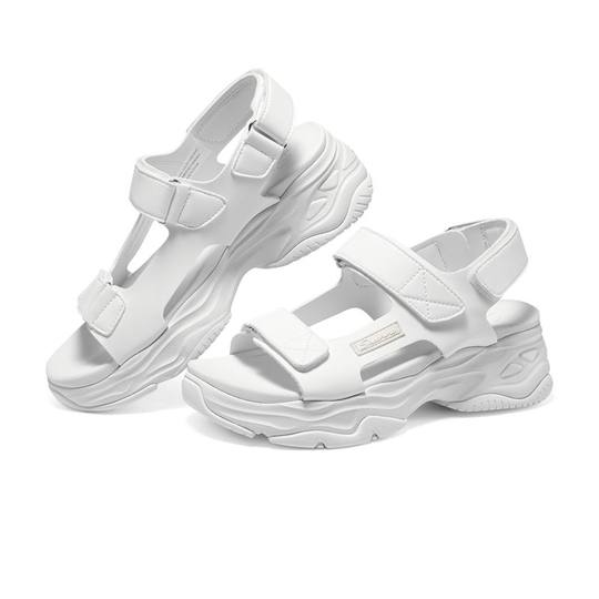 Skechers women's shoes 2025 spring and summer new open-toe sandals wear thick sole comfortable and casual beach shoes 119846