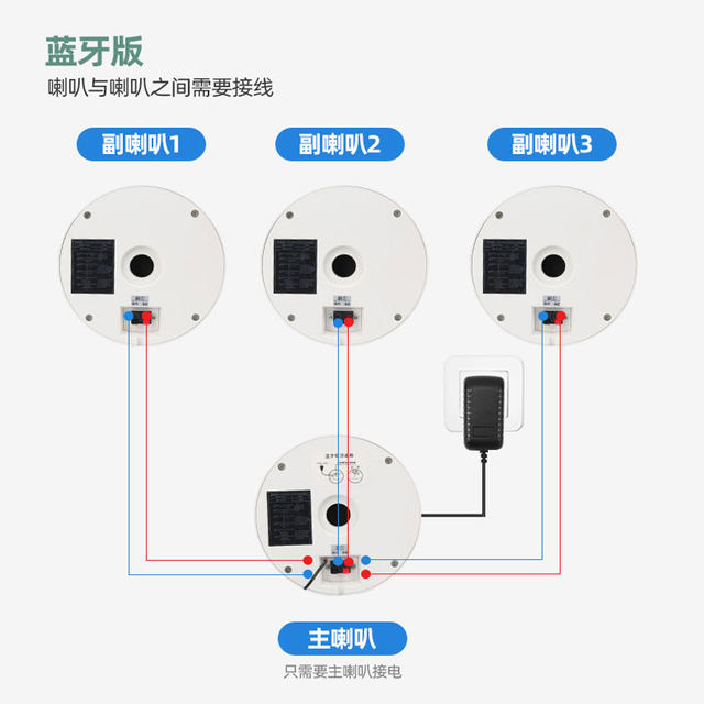 Newman D25 wireless surface-mounted hoisting ball audio supermarket store ceiling set shopping mall restaurant background wall mount speaker