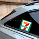 711 Convenience Store Creative Car Reflective Sticker 7Zai LOGO Electric Motorcycle Fun Luggage Decoration Sticker