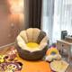 Single recliner tatami lazy sofa sleepable and lying bedroom small sofa bean bag sofa chair human dog kennel
