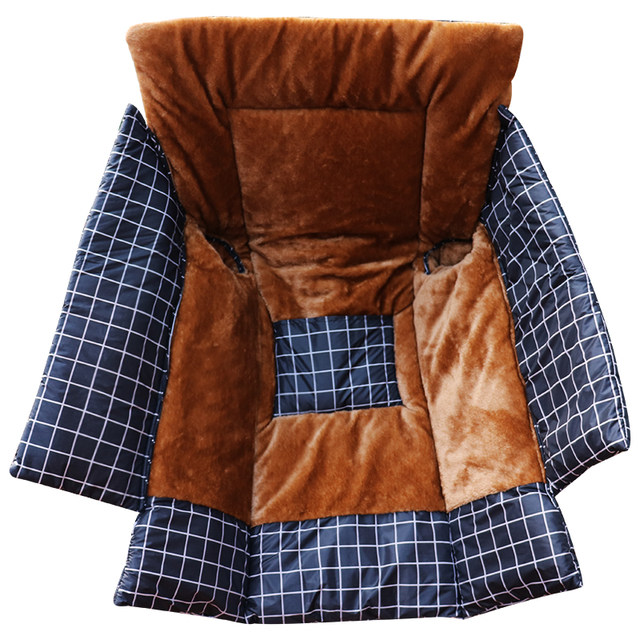 Special Suzuki Haojue 125 scooter windshield quilt with velvet, thickening, widening and double-sided waterproof in winter