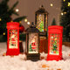 Christmas night light gifts, decorative atmosphere, high-end children's snowy Christmas tree desktop creative ornaments