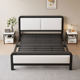 Bed 1.8 meters iron bed iron bed thickened reinforced double bed 1.5 single Nordic Internet celebrity modern simple iron frame bed