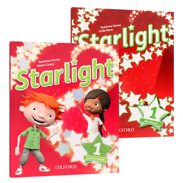 Starlight 1 level imported original new version Oxford Oxford Starlight Children's English Student Book + Activity Manual English Book American Pronunciation
