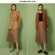 Mande Shitao Skirt Women's 2025 Winter New Plaid Pleated Skirt Chiffon Mid-Length Skirt A-line Skirt