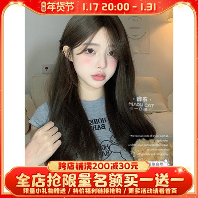 taobao agent A meow wig female daily net red hair lolita natural eight characters bangs, jk full set [Mai]