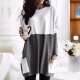 New European and American autumn long-sleeved casual pocket shirt top for women
