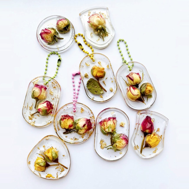 Midisha glue mold hanging tag pendant silicone mold diy crystal glue accessories pendant round