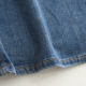 Iran 2025 summer new high-waisted slim pocket embroidery design mid-length denim slit skirt