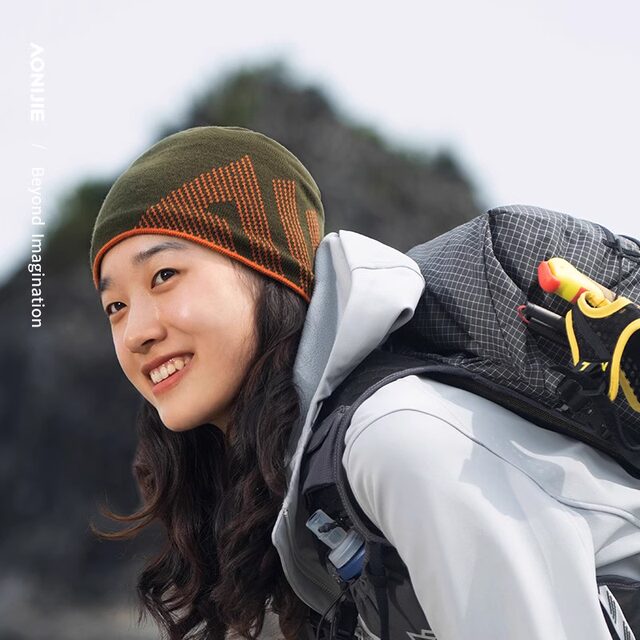 Onijie winter running hat men's marathon hat quick dry cold hat autumn and winter outdoor sports warm hat women's running