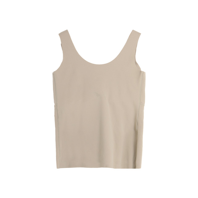 Nishimachi village house vest for women winter new style brushed pit strips warm bottoming round neck suspender beautiful back HD8808151