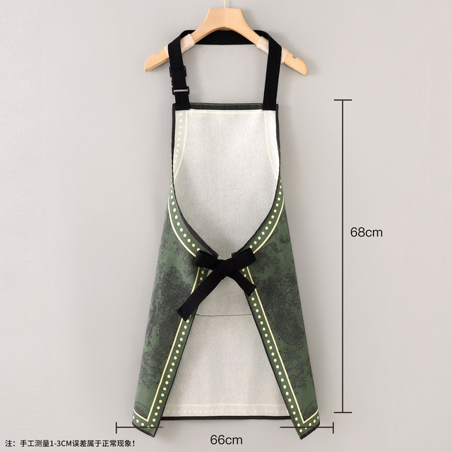 Gardening apron kitchen home fashion canvas work clothes women's catering work special popular 2025 new style cooking