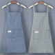 Gardening apron summer thin women's home kitchen pure cotton 2025 new customized catering special men's work clothes