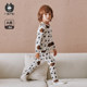 Pig David Autumn underwear suit Boyfriend and female baby girl and girls with cute printed autumn clothes autumn pants without bone pads in underwear jacket