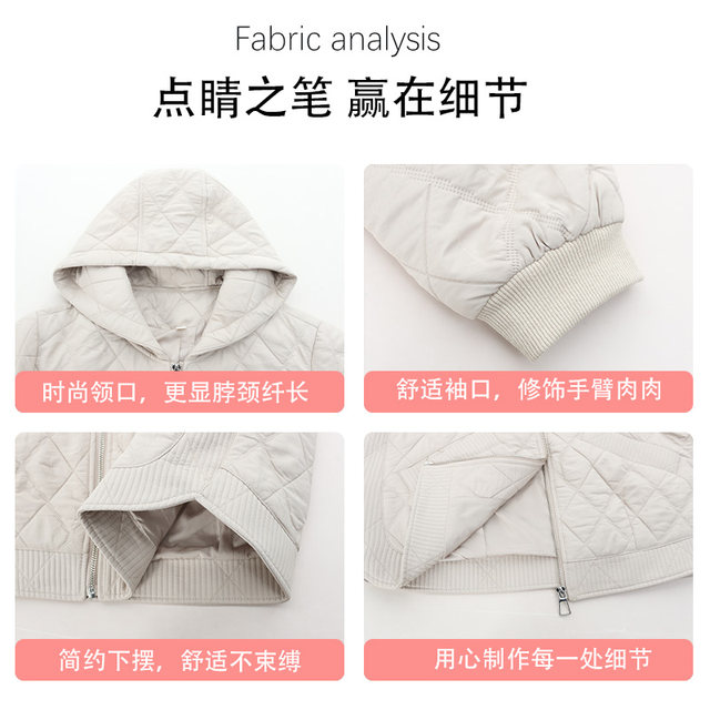 Mom's new autumn clothing 2025 loose hooded jacket light luxury foreign style middle-aged ladies spring and autumn travel fashion tops