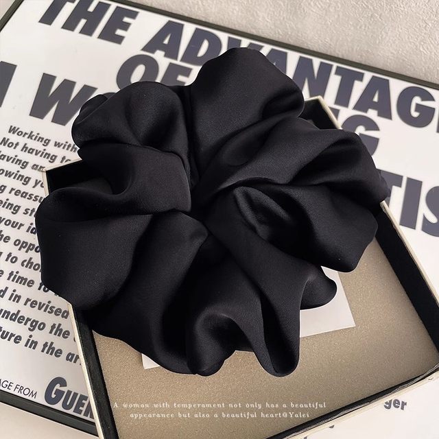 Zhao Lusi's super large intestine hair ring for women's high-end 2025 new head flower headdress hair accessories bun head rope hair rope