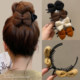 Baby hair clip for women with autumn and winter high-end bows grabbing clips hair clips on the back of the head